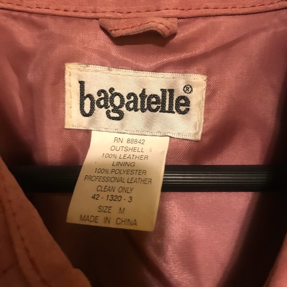Pink Leather Jacket - Picture 2 of 3